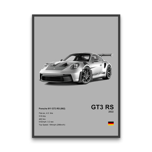 Porsche 911 GT3 RS (992) Poster