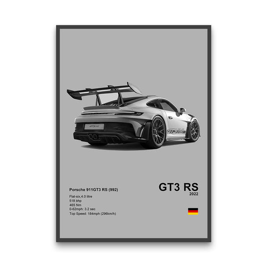 Porsche 911 GT3 RS (992) Poster