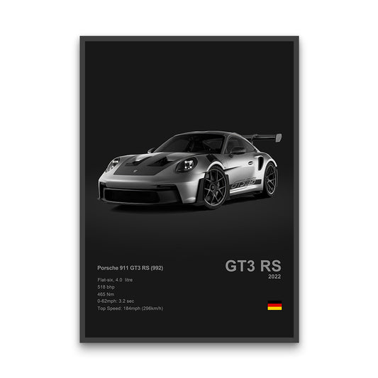 Porsche 911 GT3 RS (992) Poster