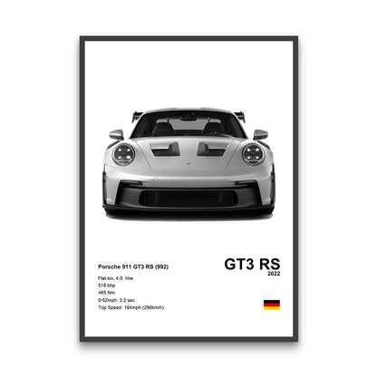 Porsche 911 GT3 RS (992) Poster